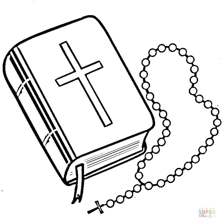 750x755 Rosary Coloring Pages Synthesis.site