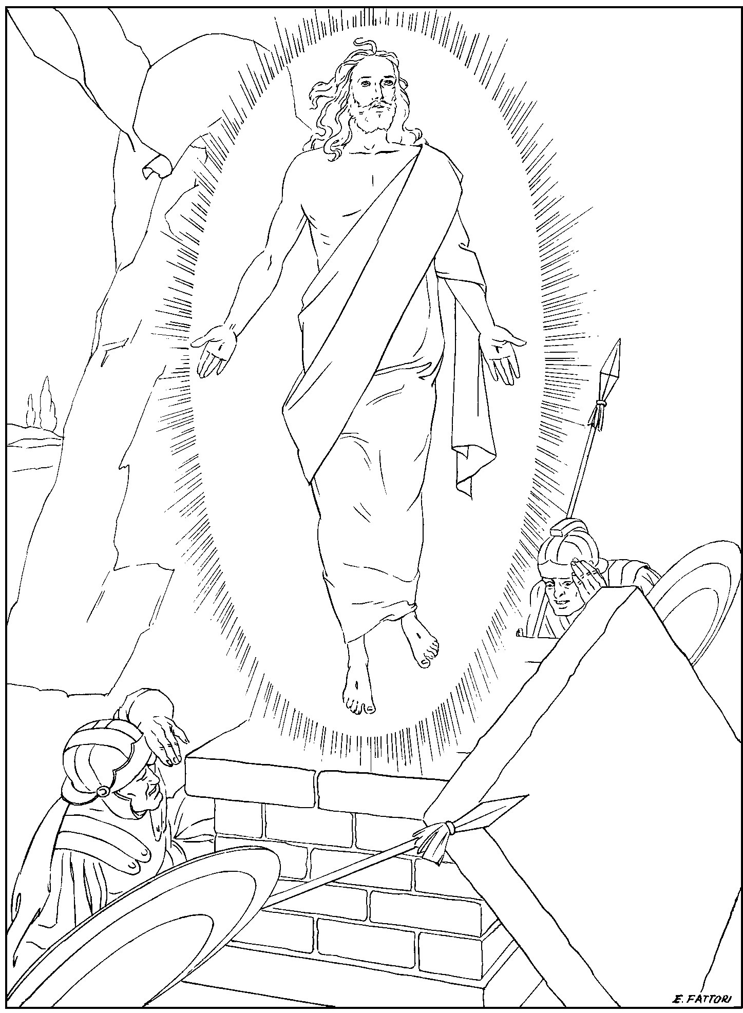1447x1973 Rosary Coloring Pages