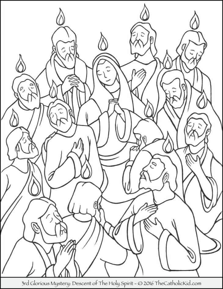 730x945 Rosary Coloring Page Murs