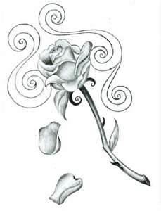 229x300 Rose Tattoo Design By Bakerzero417 On Tattoos