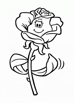 260x362 Rose Coloring Pages