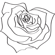 230x230 Top 25 Free Printable Beautiful Rose Coloring Pages For Kids