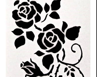 Rose Drawing Stencil at GetDrawings | Free download