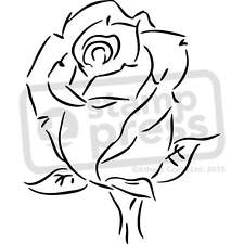 225x225 Large Rose Stencil Ebay