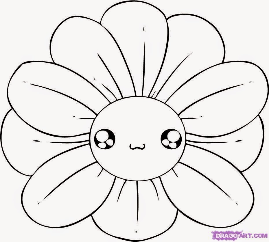 930x838 Flower Drawing