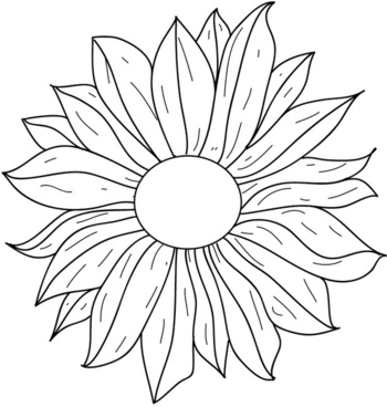 350x368 Rose Flower Line Drawing Vector Free Vector Download (105,475 Free