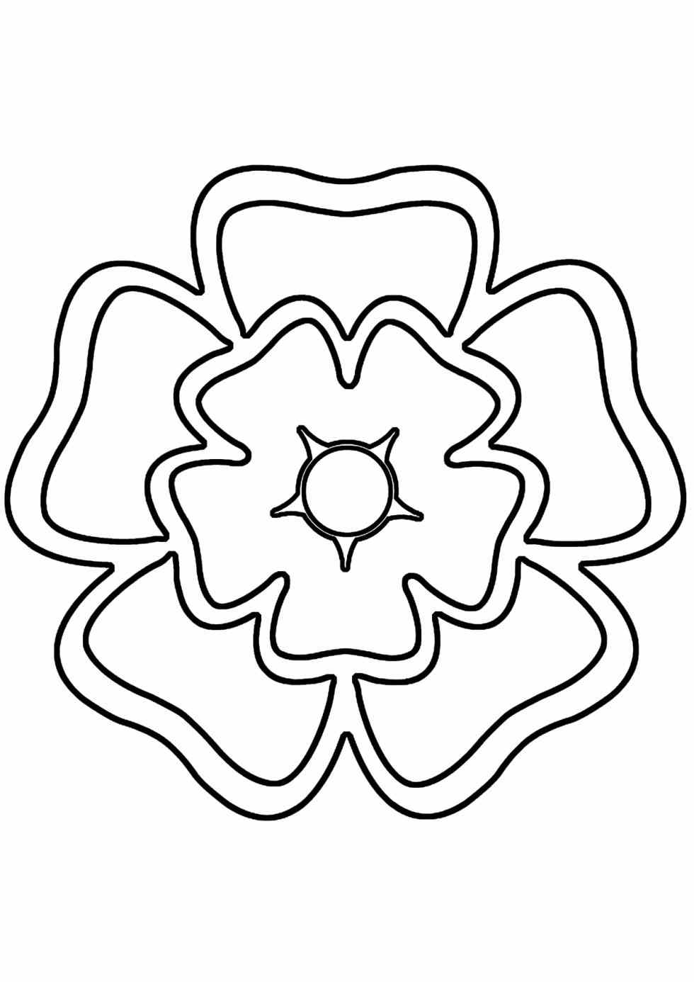 980x1386 Rose Clipart Easy