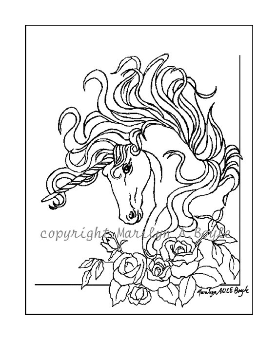 Rose Garden Drawing