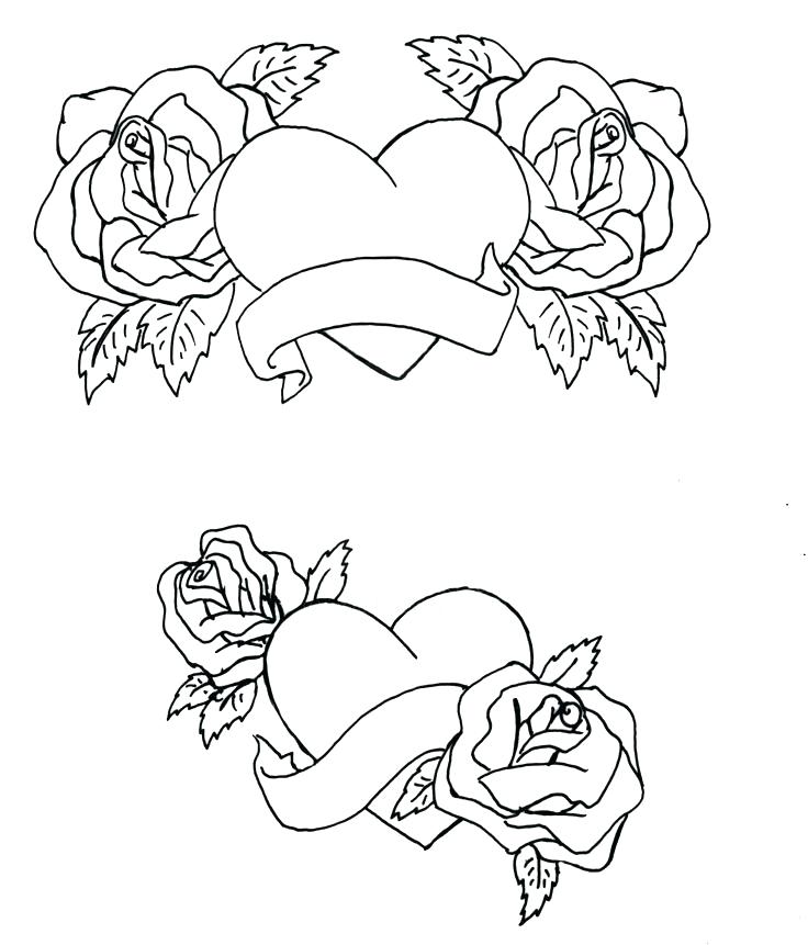 736x861 Free Printable Rose Coloring Pages Free Printable Roses Coloring