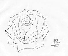 236x193 Rose Pencil Sketch 4 Rose Drawings, Sketches And Drawings