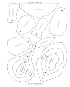 236x292 Rose Petals Template Clipart