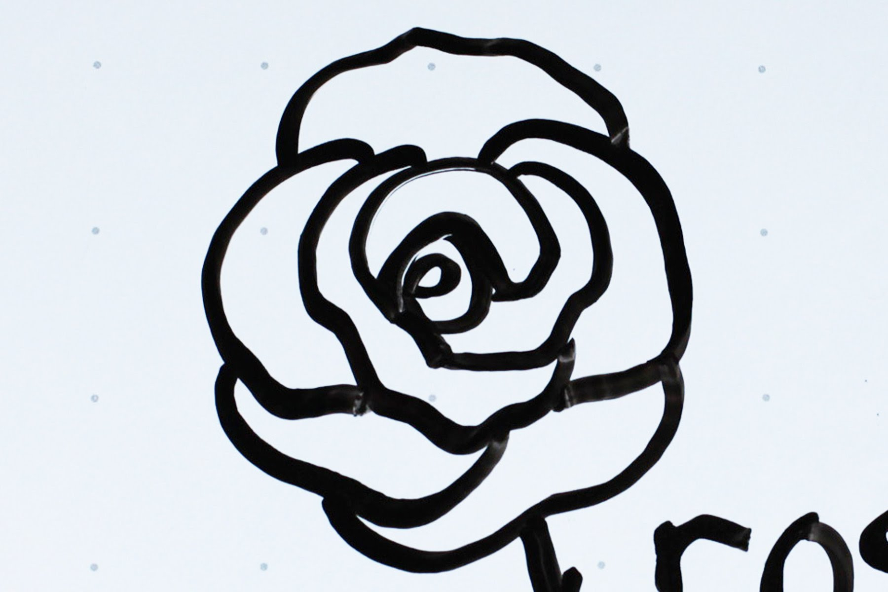 1800x1200 Rose Simple Drawing