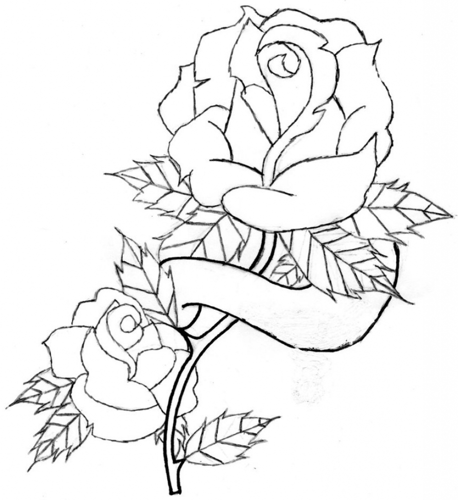 Rose Tattoo Drawing Designs at GetDrawings | Free download