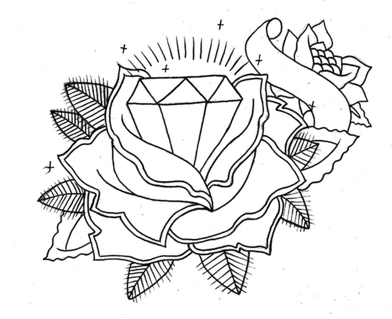 1259x1024 Diamond Tattoos Designs, Ideas And Meaning Tattoos For You