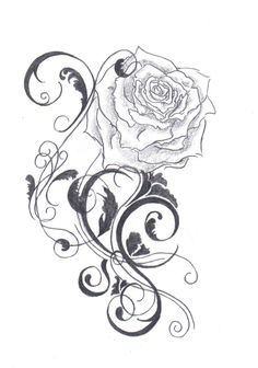236x336 Decorative Roses Tattoo, Tatoos And Rose Tattoos