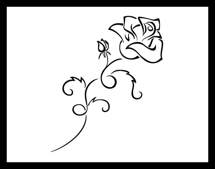 Rose Vine Drawing Designs at GetDrawings | Free download
