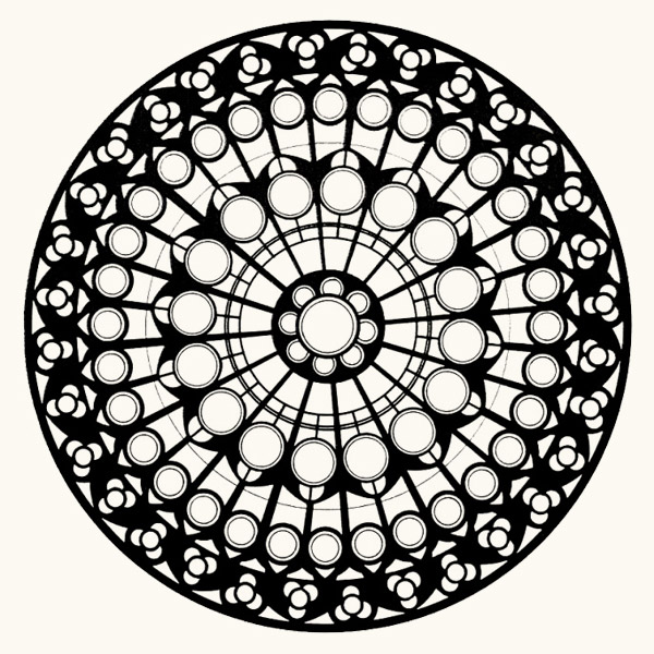 600x600 Rose Window