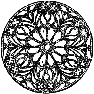 318x320 Rose Window Clipart Etc