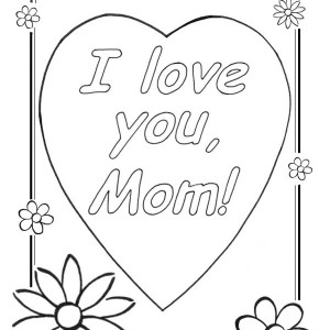 300x300 Beautiful Drawing Of Hearts And Roses Coloring Page Color Luna