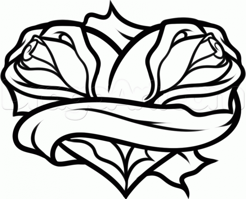 800x647 Hearts And Roses And Stars Drawings Free Clip Arts Sanyangfrp