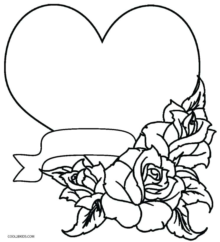745x820 Coloring Page Of A Heart Best Coloring Pictures Of Hearts