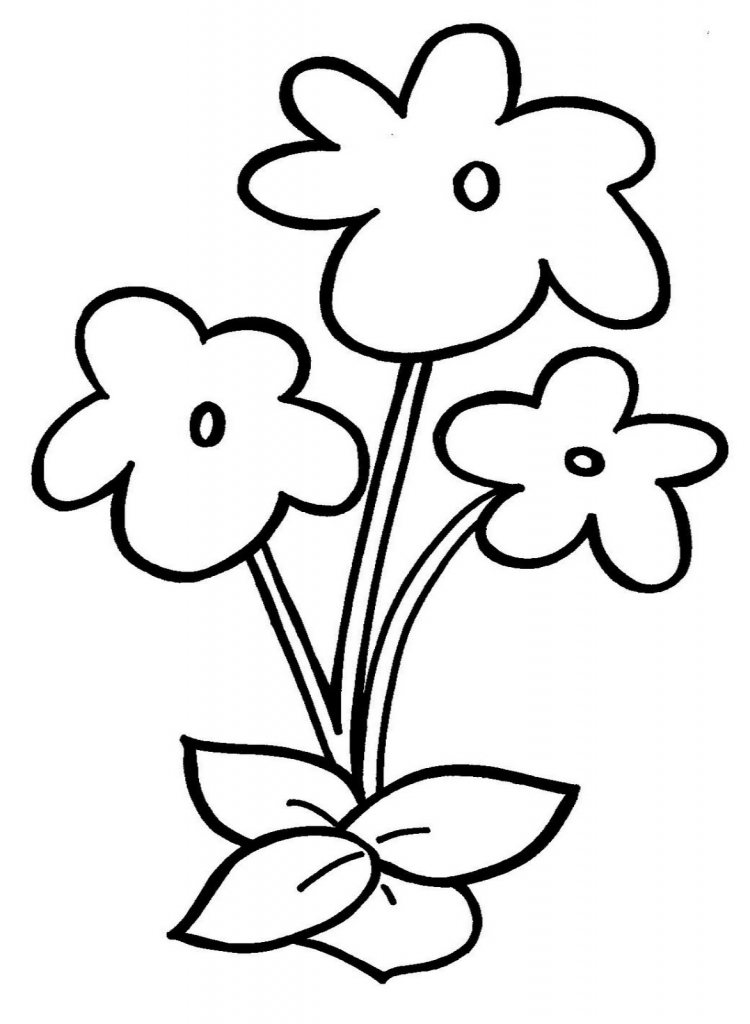 750x1024 Flower Drawing For Kids Flowers Drawings For Children Bouquet Idea