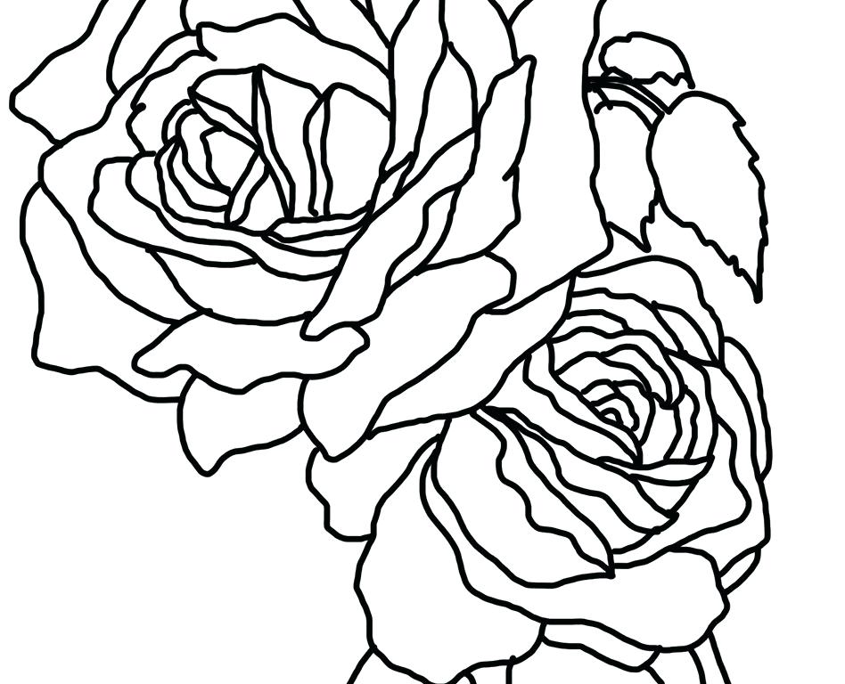 948x768 Roses Coloring Pages Rose Coloring Pages For Kids Beautiful Roses