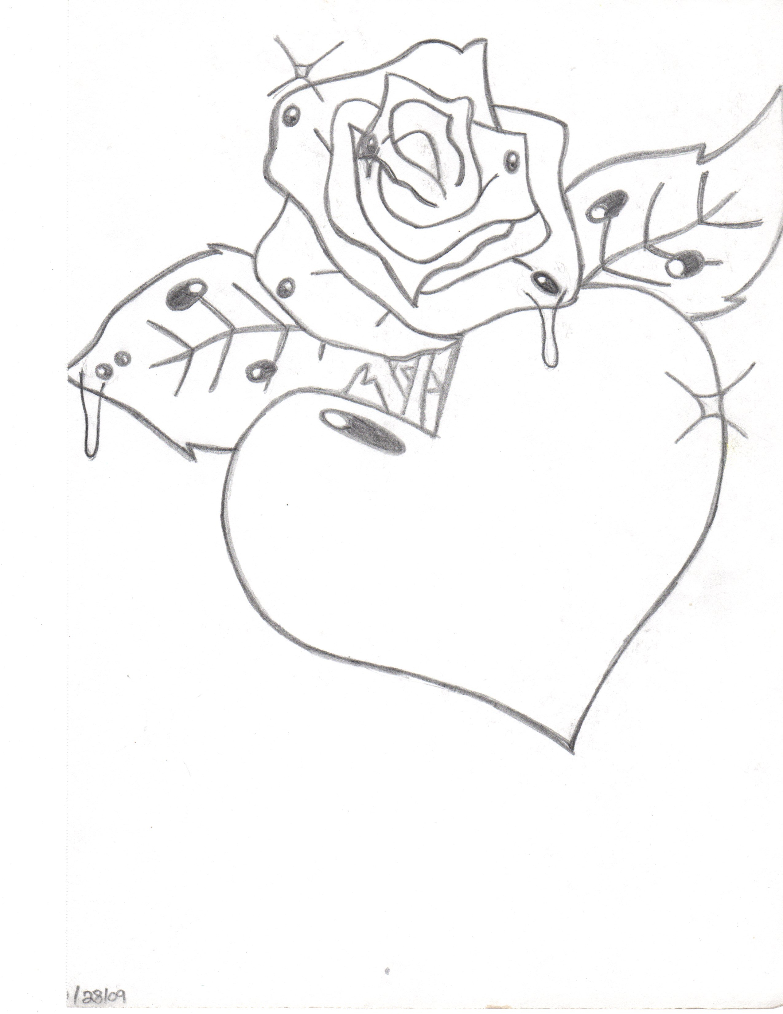 2550x3300 Roses 3d Sketch Blacknd White Drawing Flowers How To Draw