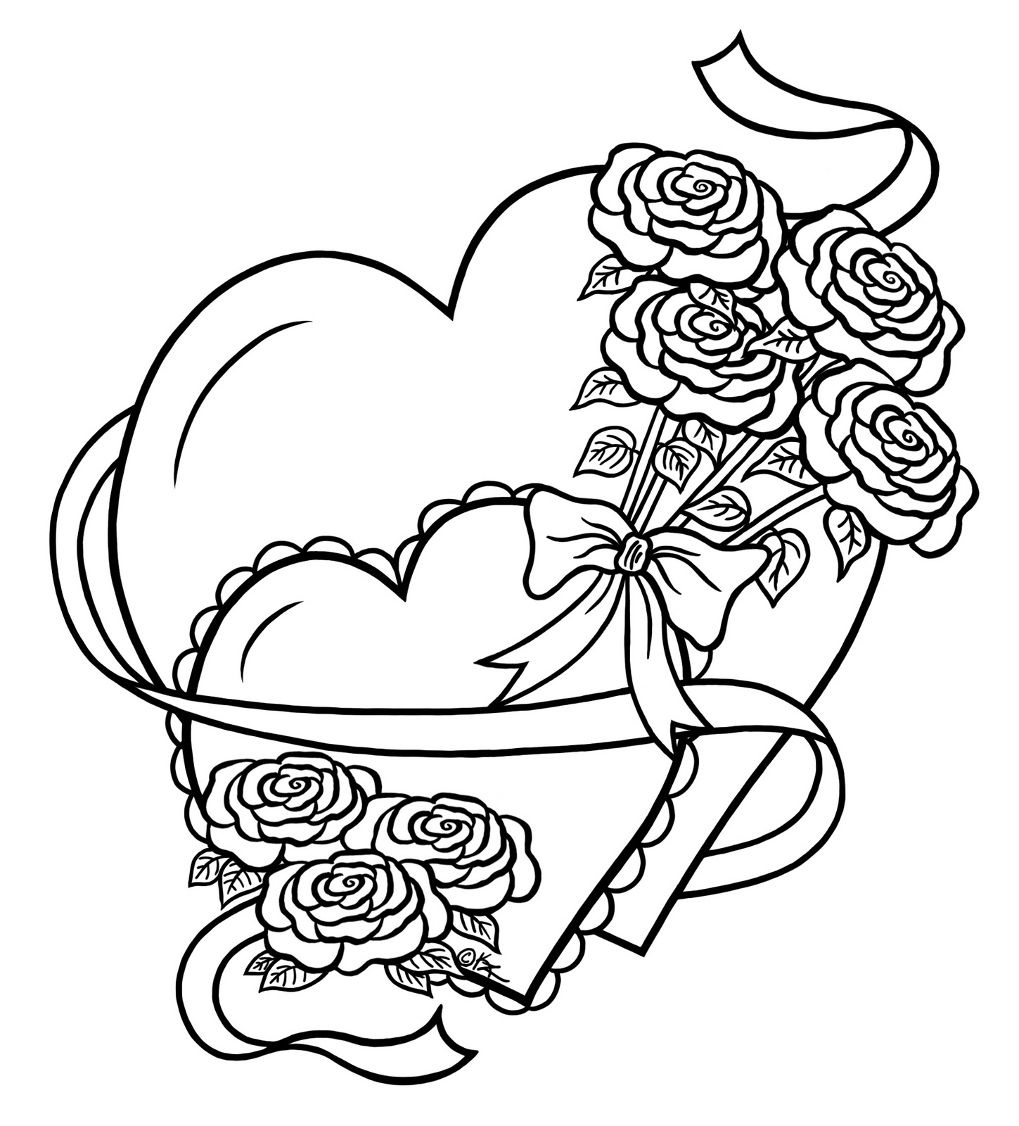 1449x1600 Pencil Drawings Of Hearts And Roses