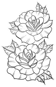 236x365 Colour It, Sew It, Trace It, Etc. Roses Tattoos