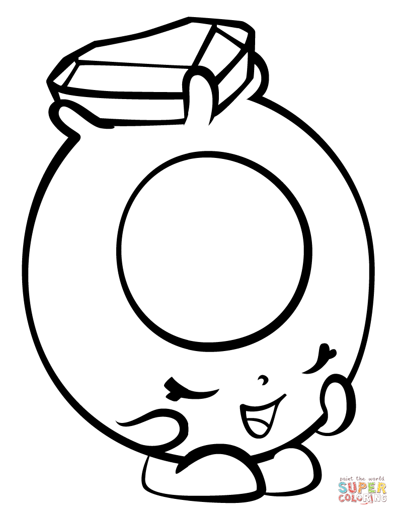 791x1024 Ring A Rosie With Hearts Shopkin Coloring Page Free Printable