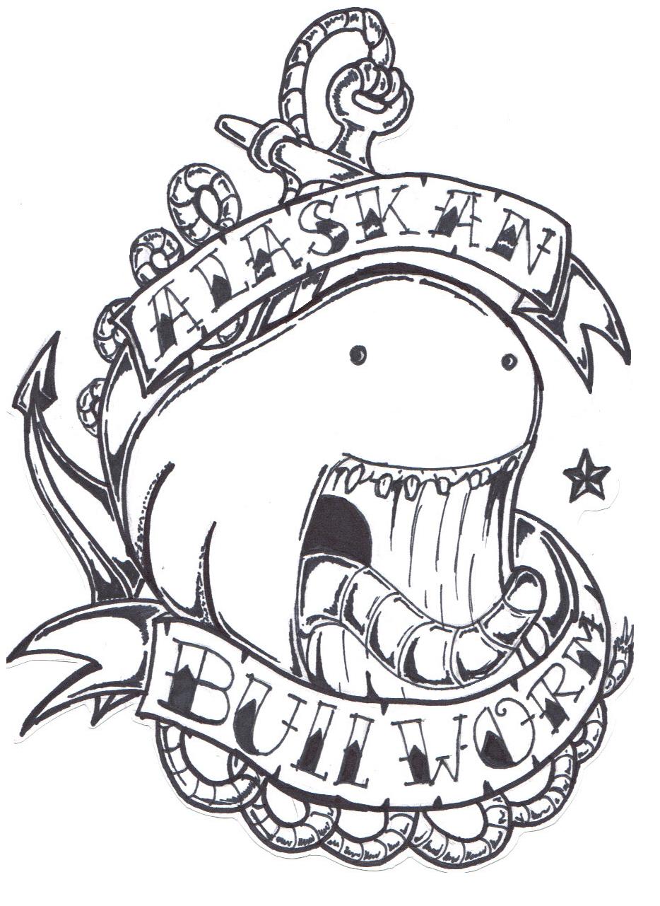 934x1281 Small Green Worm In Rotten Apple Tattoo On Side Rib