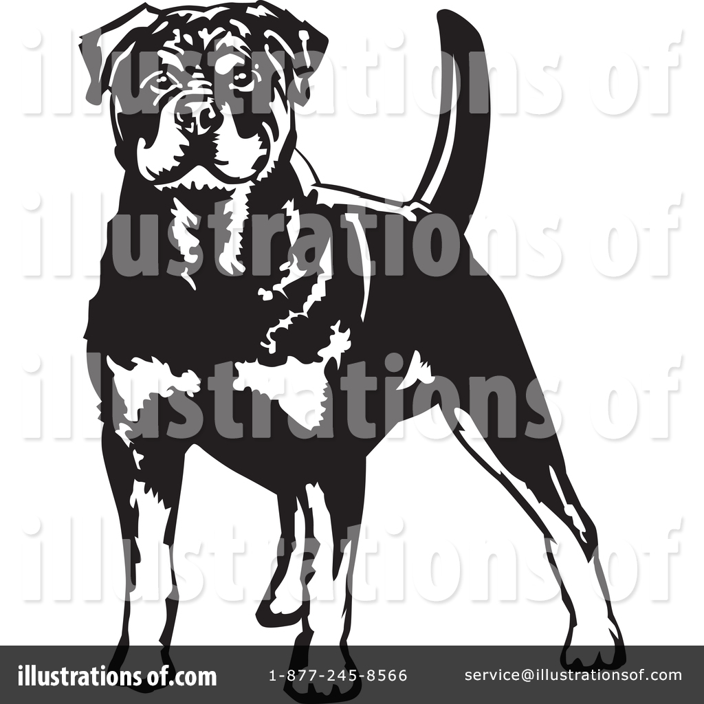 1024x1024 Rottweiler Clipart