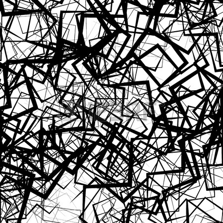 450x450 Mosaic Of Chaotic Irregular, Random Squares. Repeatable Background
