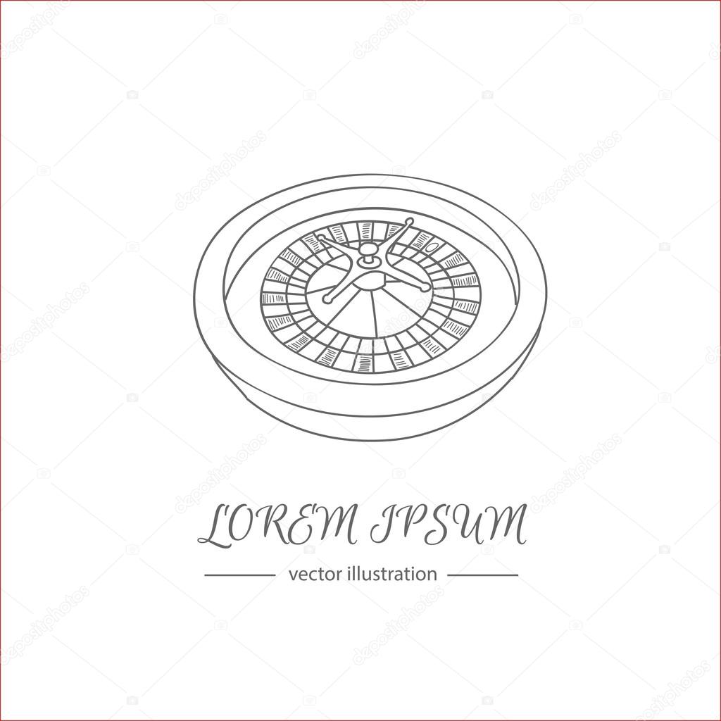 1024x1024 Casino Roulette Wheel Stock Vector Natasha Pankina