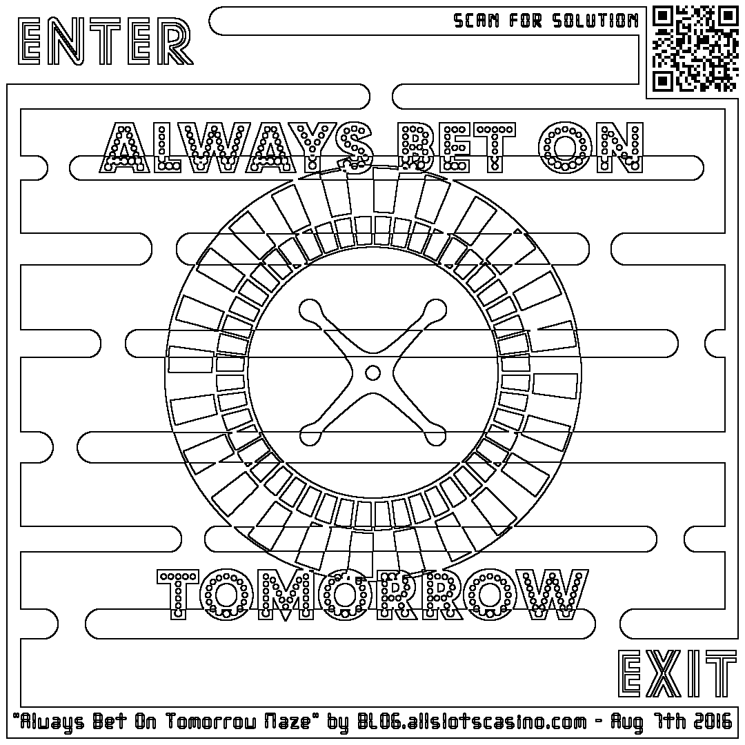 1080x1080 Coloring Maze With Roulette Wheel And Some Nonsense About Betting
