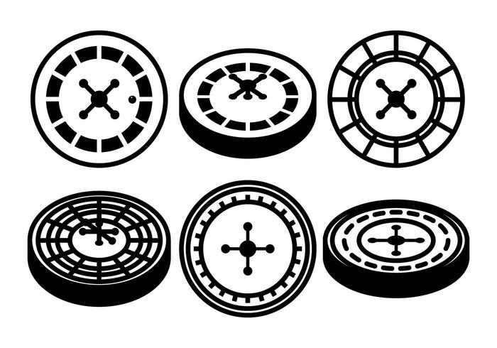700x490 Roulette Table Vector Set