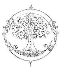 215x235 Celtic Rowan Tree