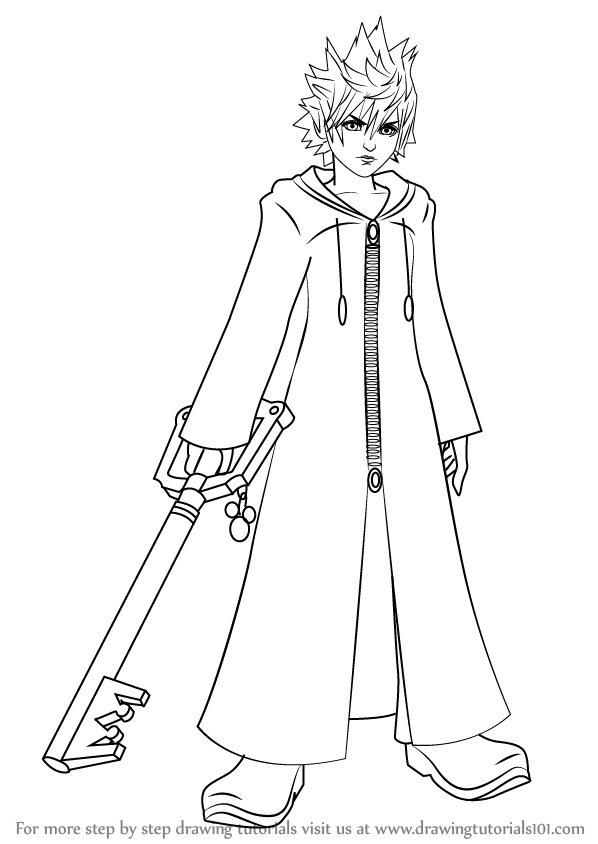 Roxas Drawing at GetDrawings | Free download