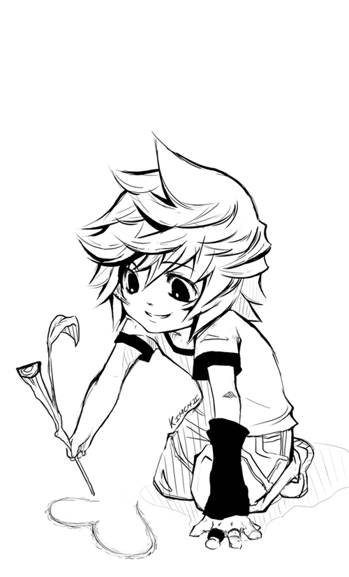 500x826 Roxas Drawing By Kimchii
