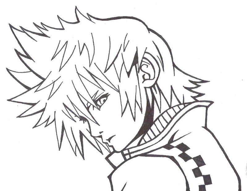 800x618 Roxas Line Art Xd By Birdman 714