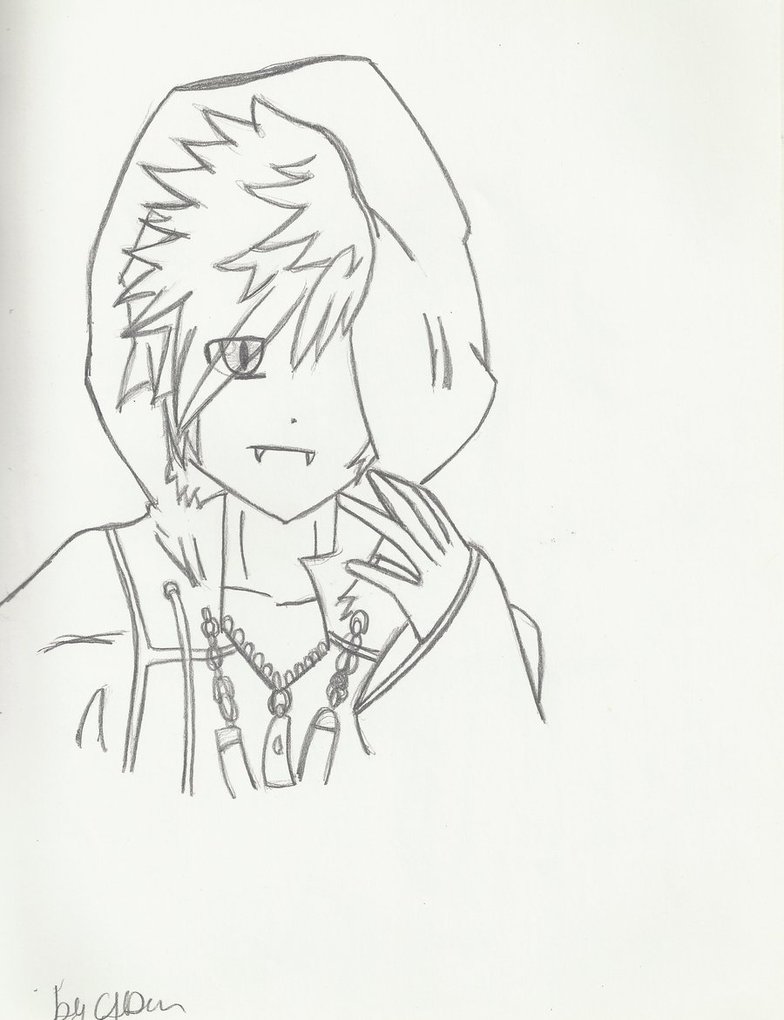 784x1020 Vampire Roxas Drawing By Gaaraofthesandbox