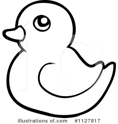 400x420 Rubber Duck Clipart Black And White