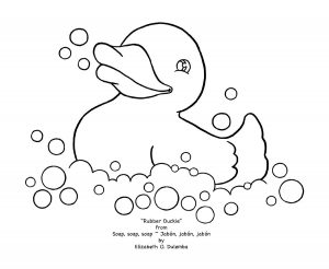 300x246 How To Draw Rubber Duck Kids Learn Drawing Coloring Printable