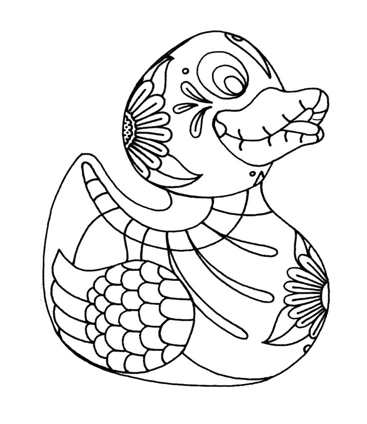 736x850 Rubber Ducky Coloring Page Duck Coloring Pages Rubber Duck