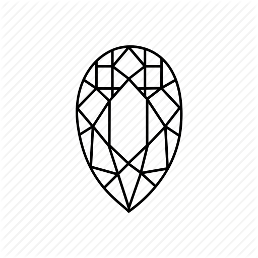 512x512 Crystal, Diamond, Jewel, Pear, Ruby, Stone Icon Icon Search Engine