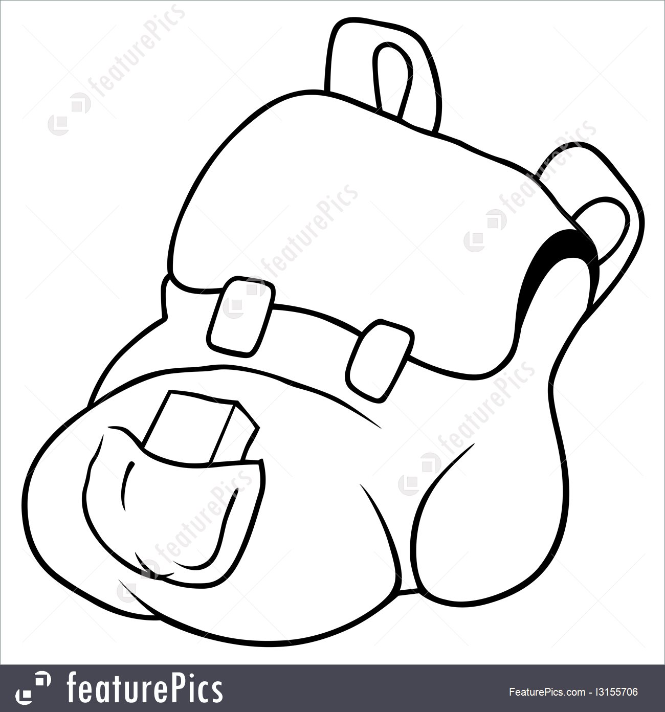 Rucksack Drawing at GetDrawings | Free download