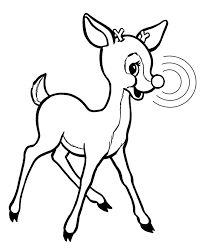 203x248 Rudolph The Red Nose Reindeer Coloring Pages