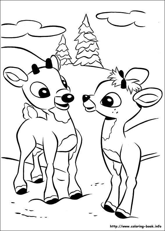 567x794 The Best Rudolph Cartoon Ideas On Cartoon Reindeer