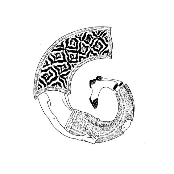 564x564 G Is For George Smothered Under A Rug.